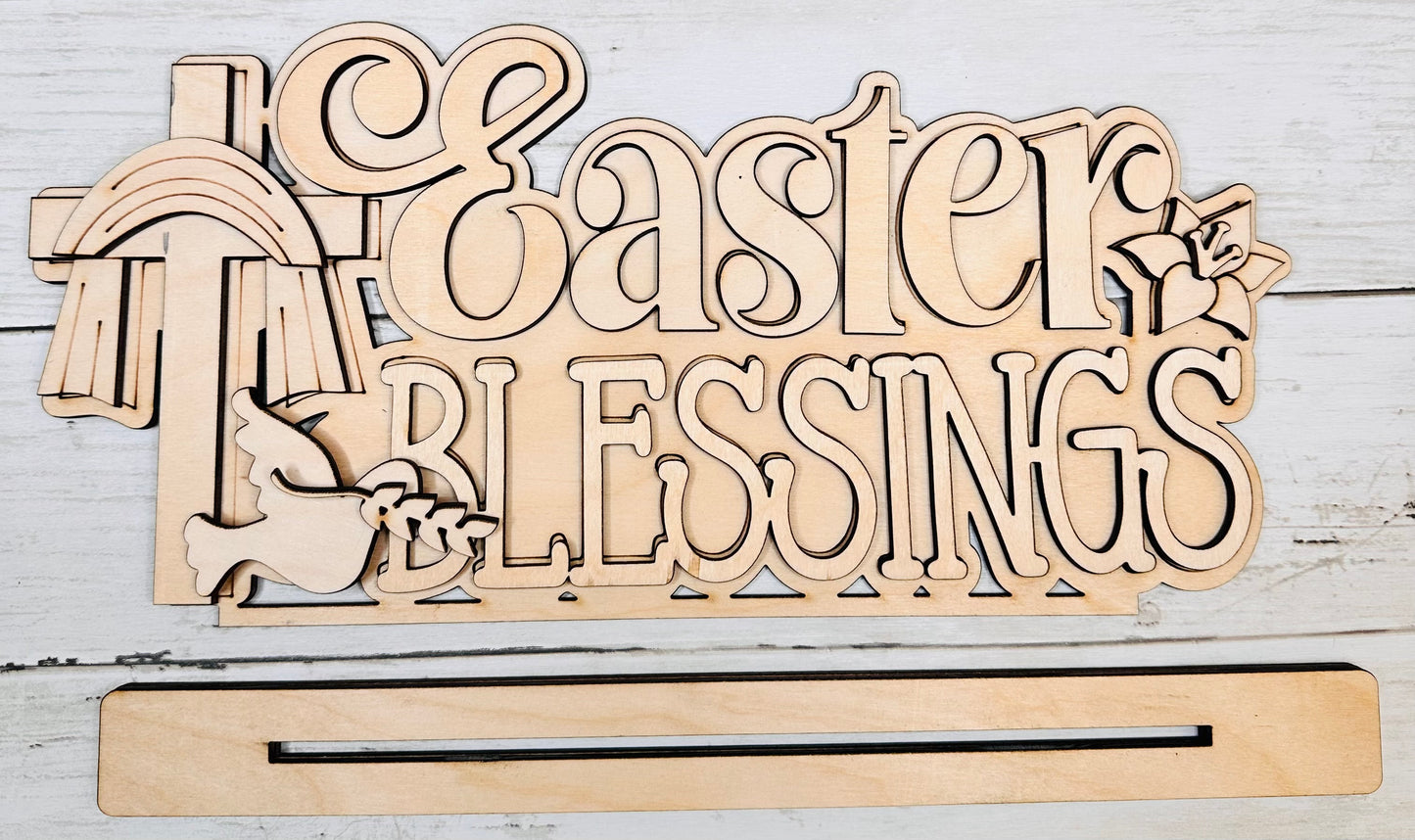 Easter Blessings Sign