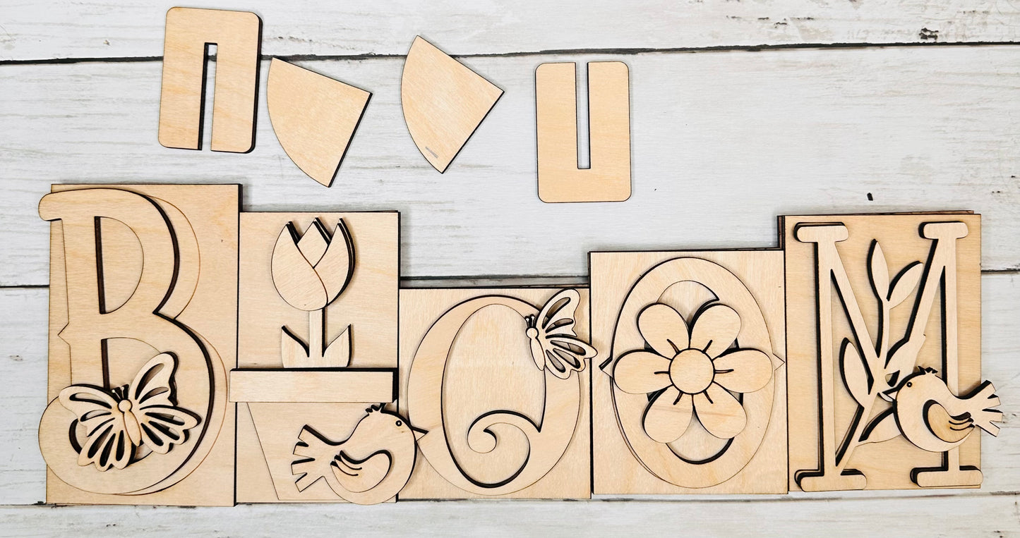 Spring Bloom Sign