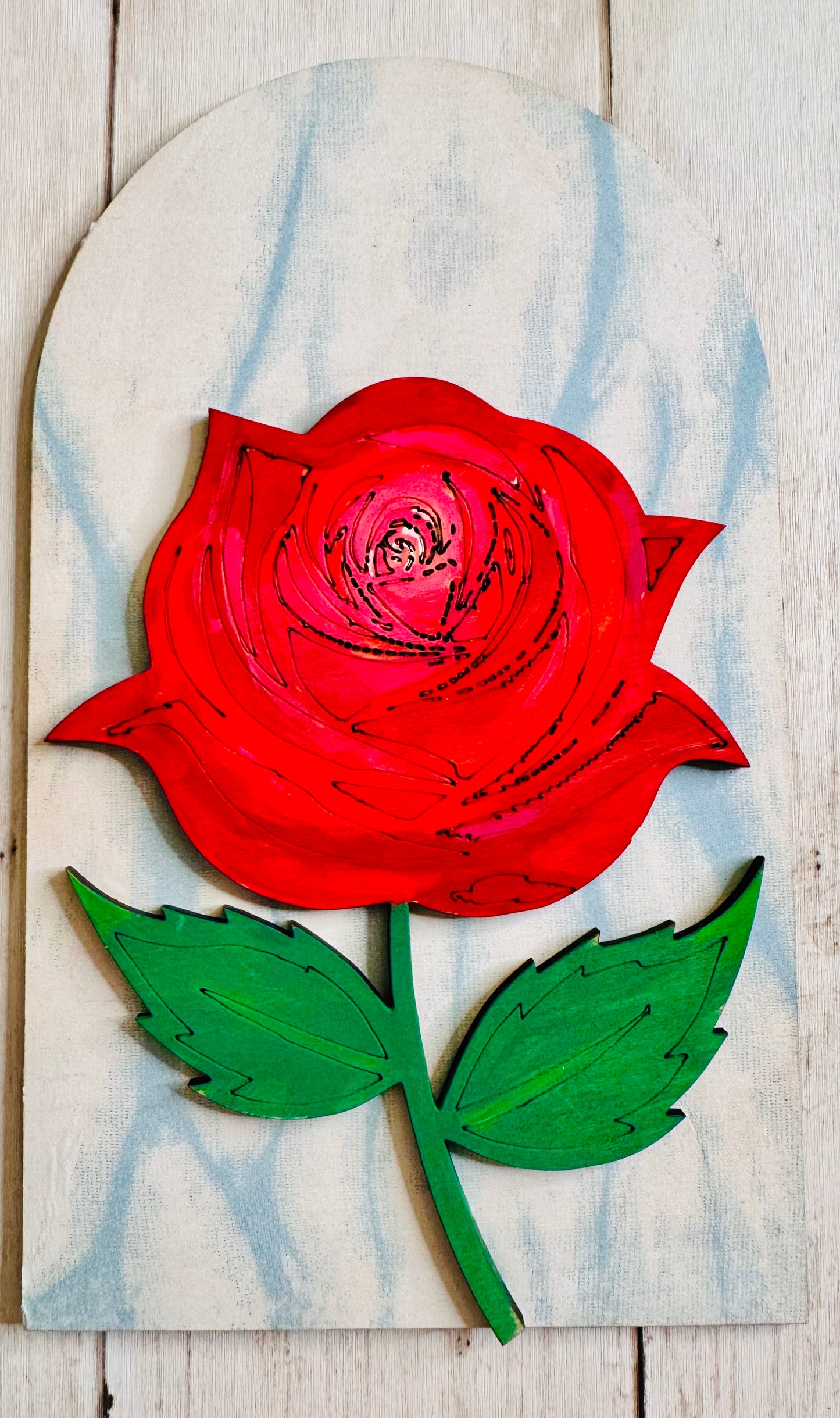 interchangeable Dome Insert Rose