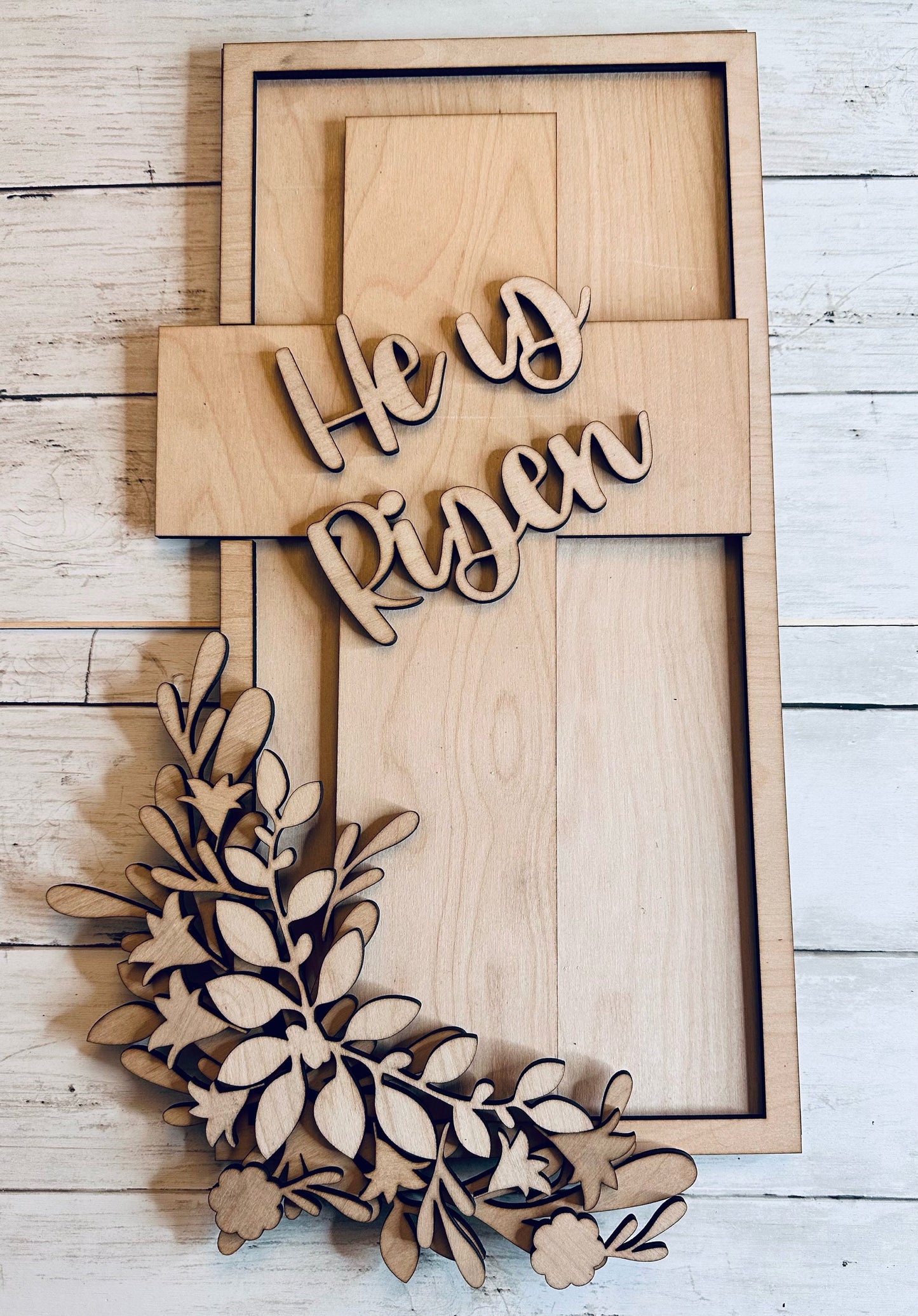 Easter Cross, He has Risen
