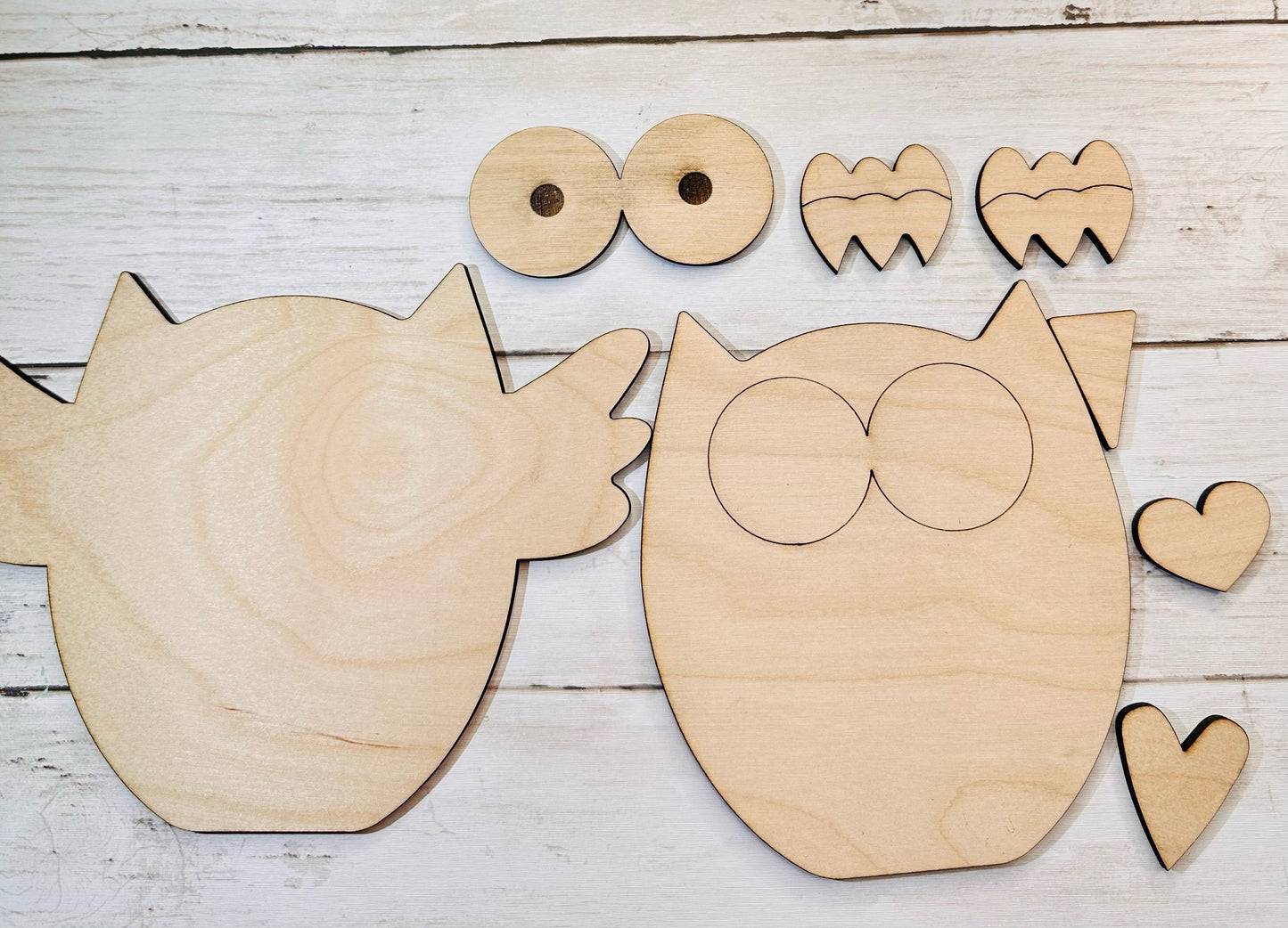 DIY Craft Kit, DIY, Home Decor, Owl Craft Kit, Wood Crafting Kit, Kids Crafts, Gifts, Owl, Wood Cutouts, Cutouts