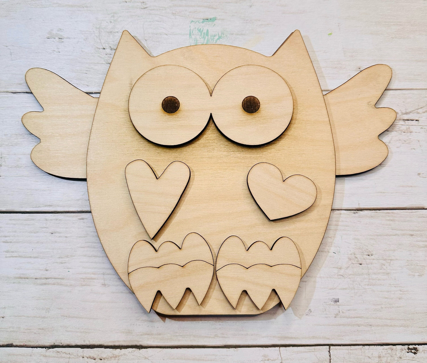DIY Craft Kit, DIY, Home Decor, Owl Craft Kit, Wood Crafting Kit, Kids Crafts, Gifts, Owl, Wood Cutouts, Cutouts