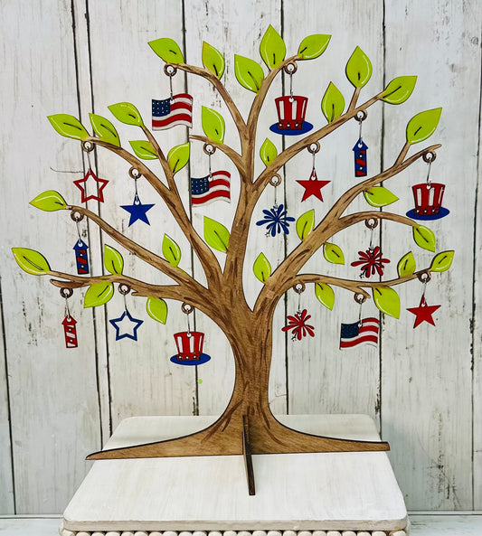 Americana Interchangeable Tree 4th of July Baubles