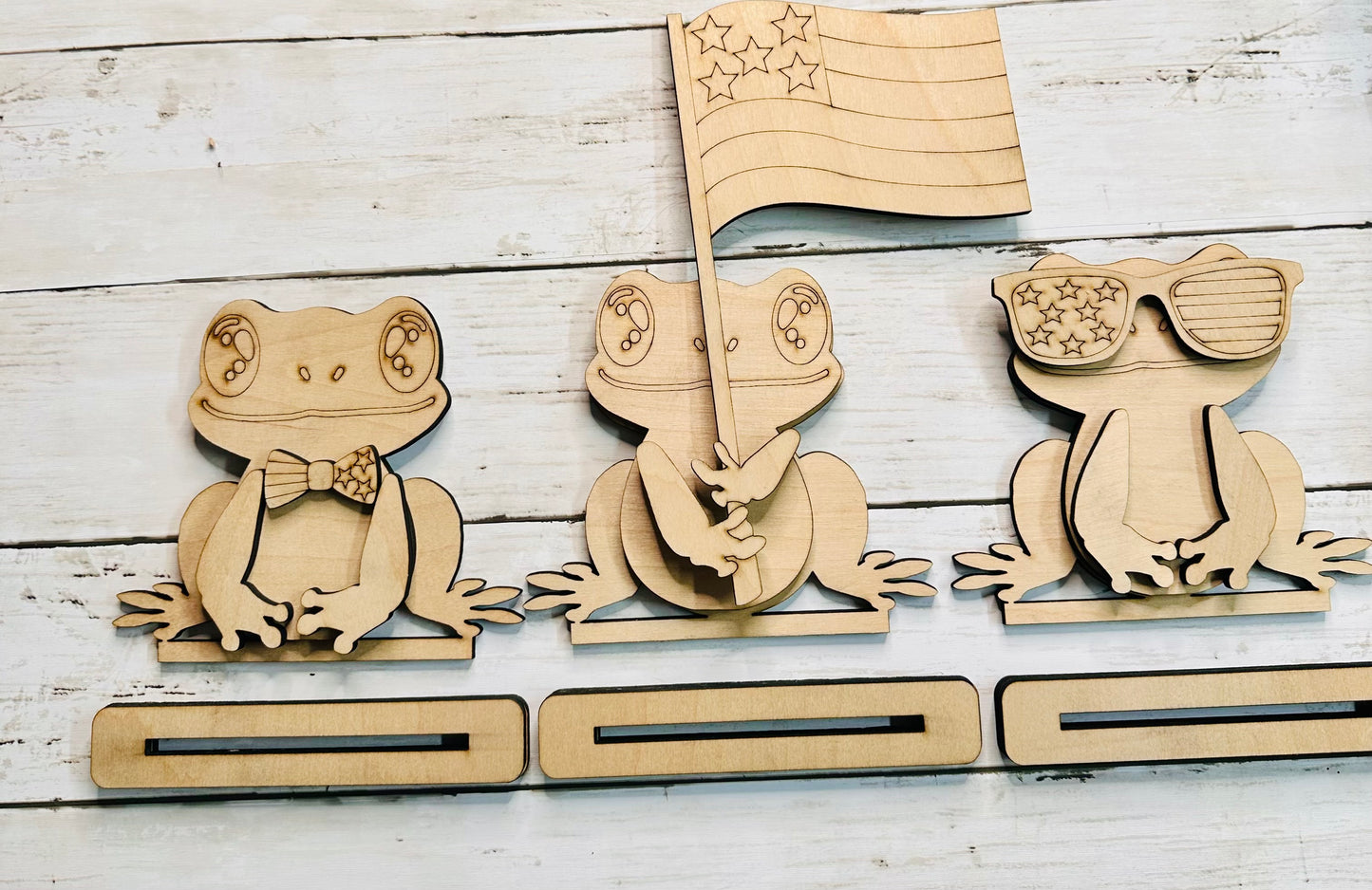 Patriotic Frogs set