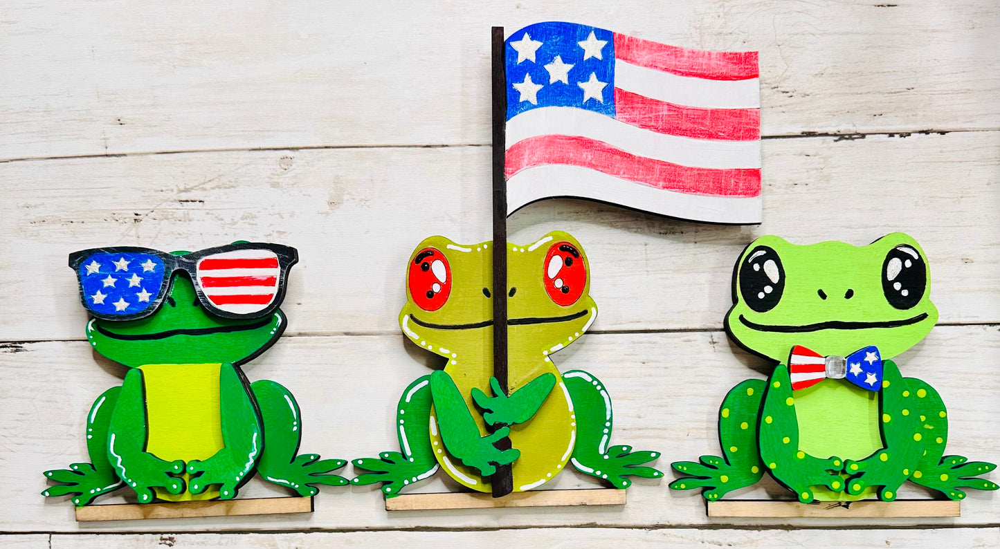Patriotic Frogs set