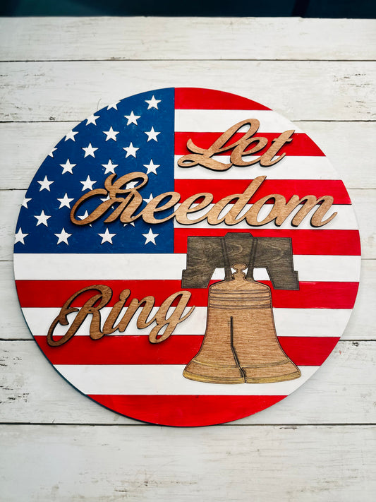 Americana Patriotic Let Freedom Ring