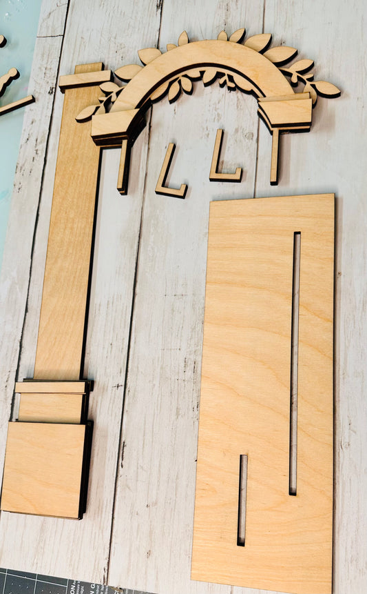 Interchangeable Curved Signpost