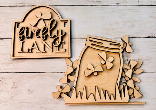 Interchangeable Signpost Insert Firefly Lane