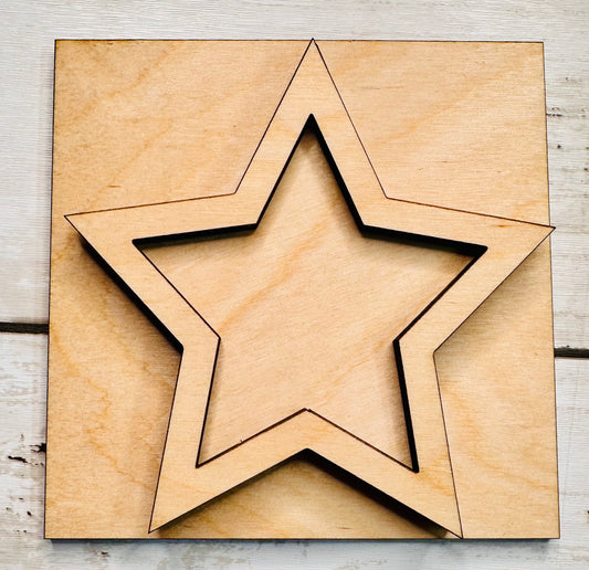 Americana 4.25X4.25" Star