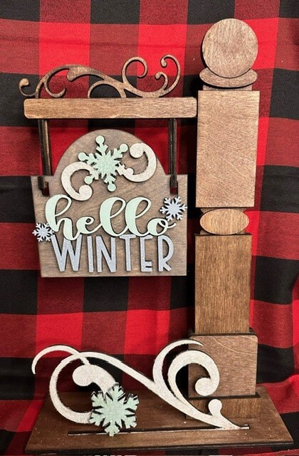 DIY Craft Kit, DIY, Wood Craft kit, Interchangeable Sign and Insert for our Sign Post.