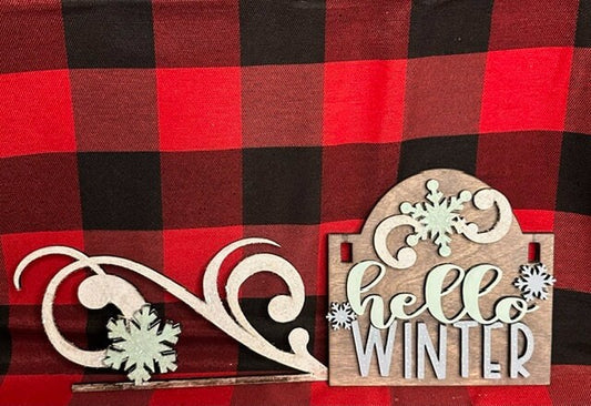 DIY Craft Kit, DIY, Wood Craft kit, Interchangeable Sign and Insert for our Sign Post.