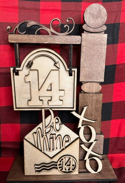 DIY Craft Kit, DIY, Wood Craft Kit, Interchangeable Sign and Insert for Sign Post
